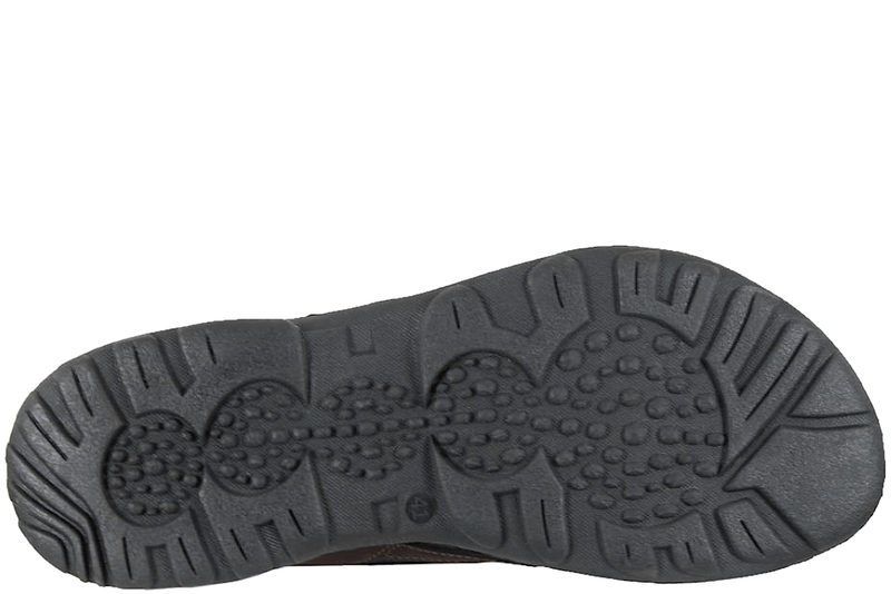 NEW FEET HERRESANDAL I BRUNT OLIERET NUBUCK