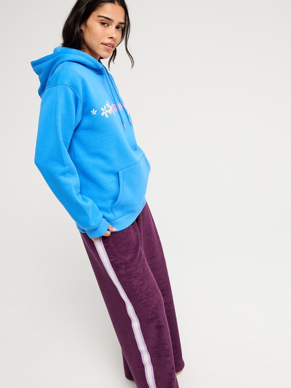 Surf Stoked Brushed Sweat capuche décontracté Bleu Femme