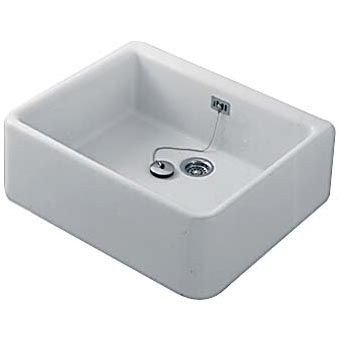 Villeroy & Boch O.novo gootsteen m. overloop 60x50x20cm ceramic  wit