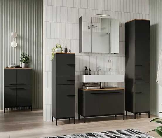 Mediumschrank »Yonkers«, Graphit