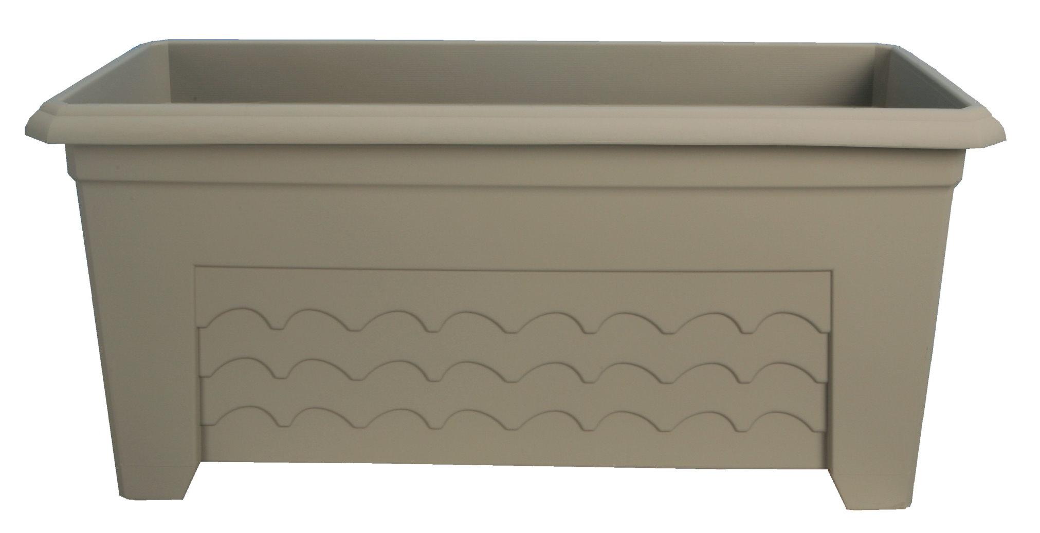 JARDINIERE TERRISSIMA 59X29CM TAUPE 30L