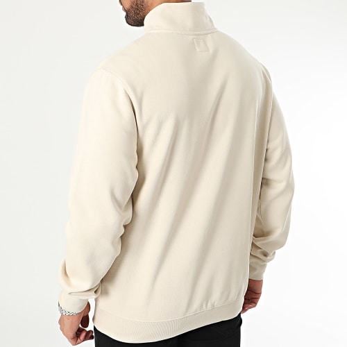 Sweat Col Montant Zippé Stenson 00AB7 Beige