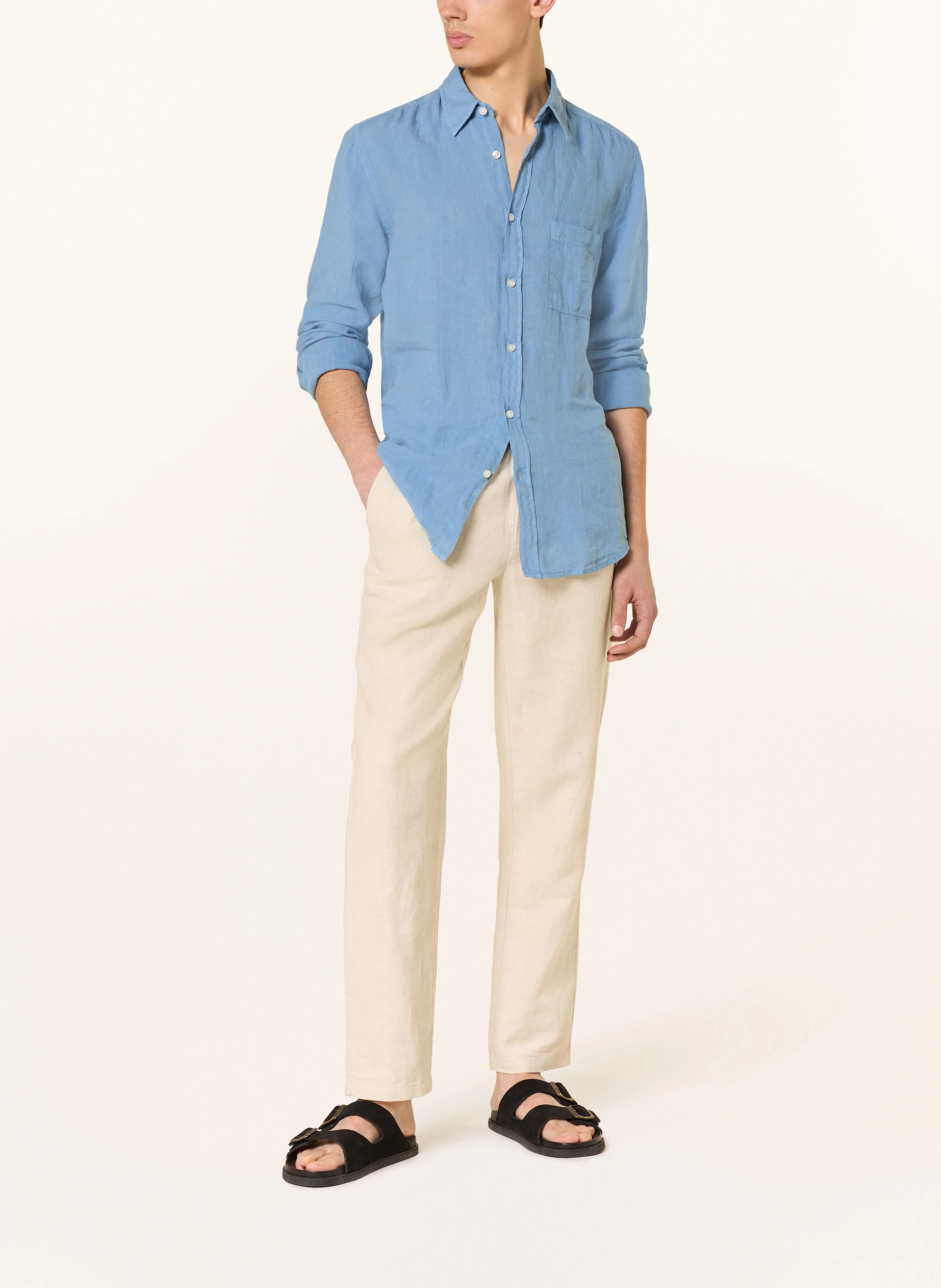 BOSS Leinenhemd RELEGANT Regular Fit