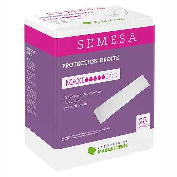 Semesa Green Brand Right Protection Maxi 28 unidades