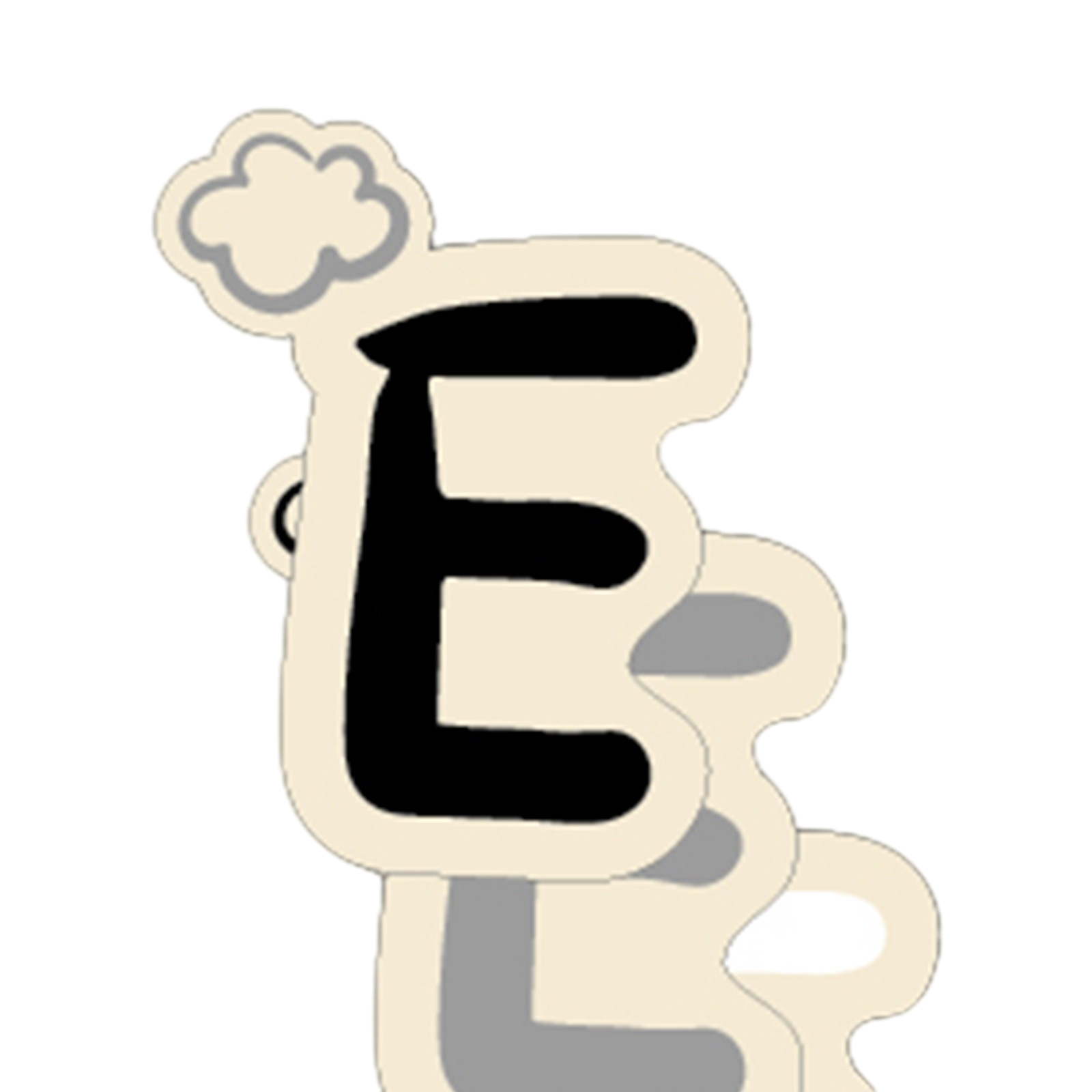 Buchstaben gross E
