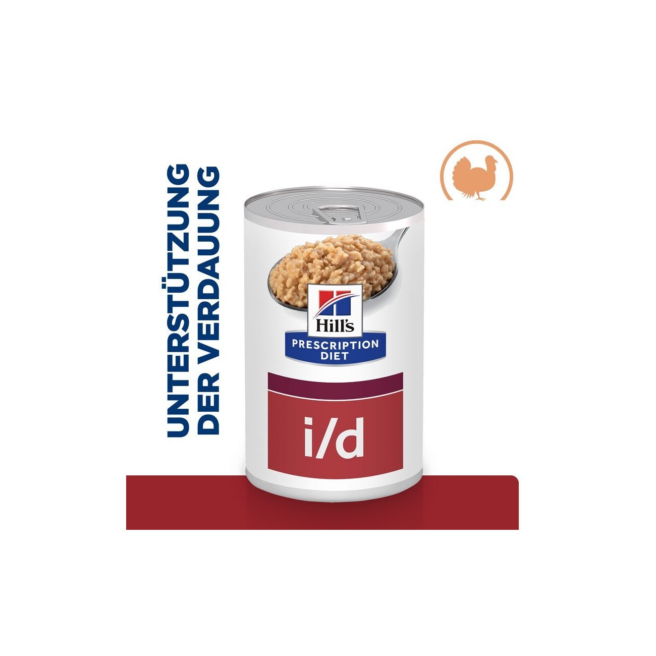 Hill's Prescription Diet i/d Nassfutter für Hunde, Adult, mit Truthahn zur Unterstützung der Verdauung 12x360 g