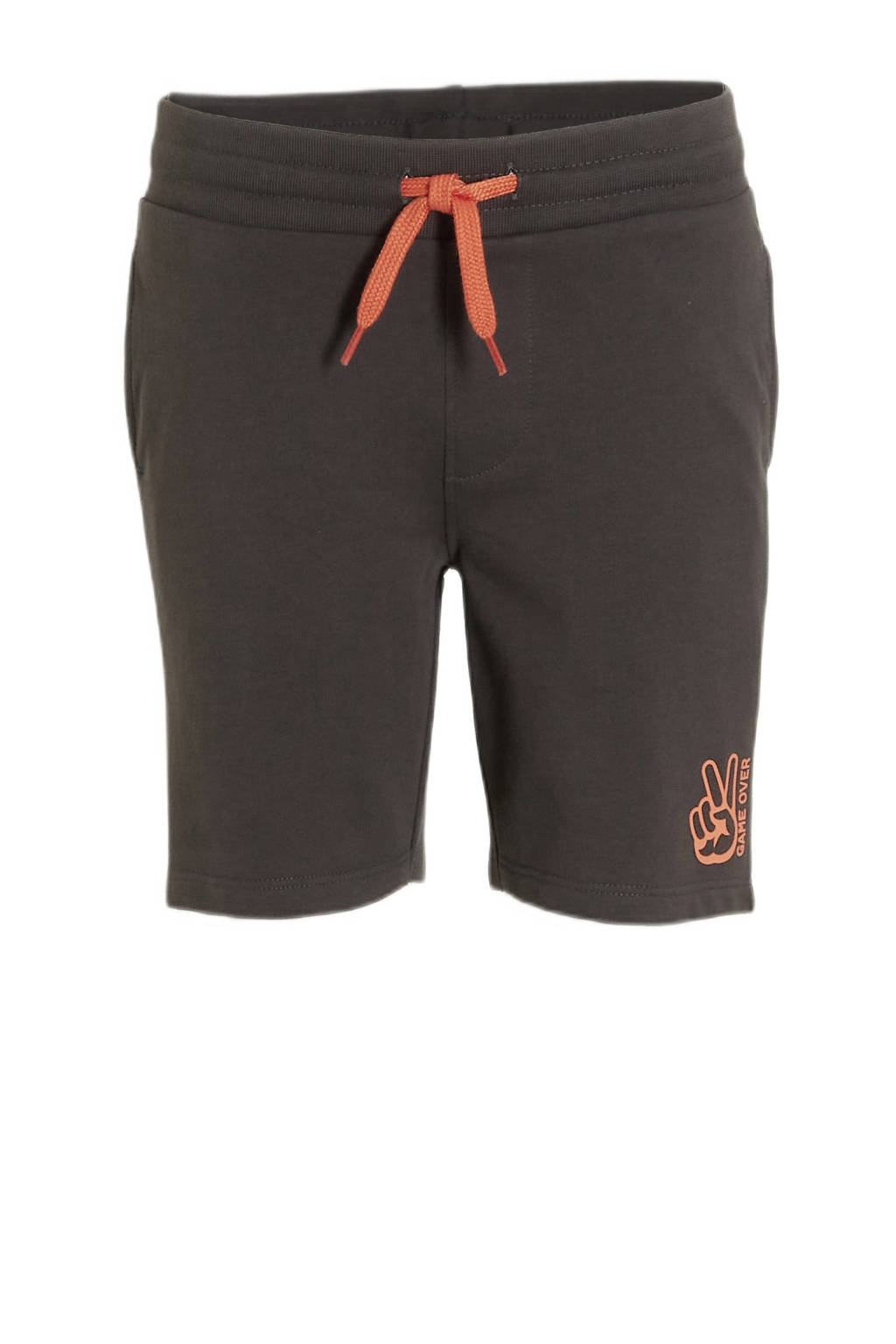Orange Stars short Pedram donkergrijs