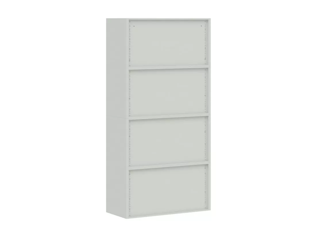 Classeur gris clair 90x40x180 cm acier