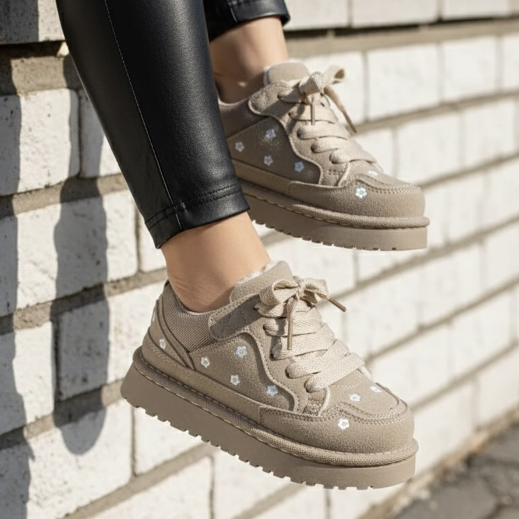 Little daisy chunky sneakers - beige