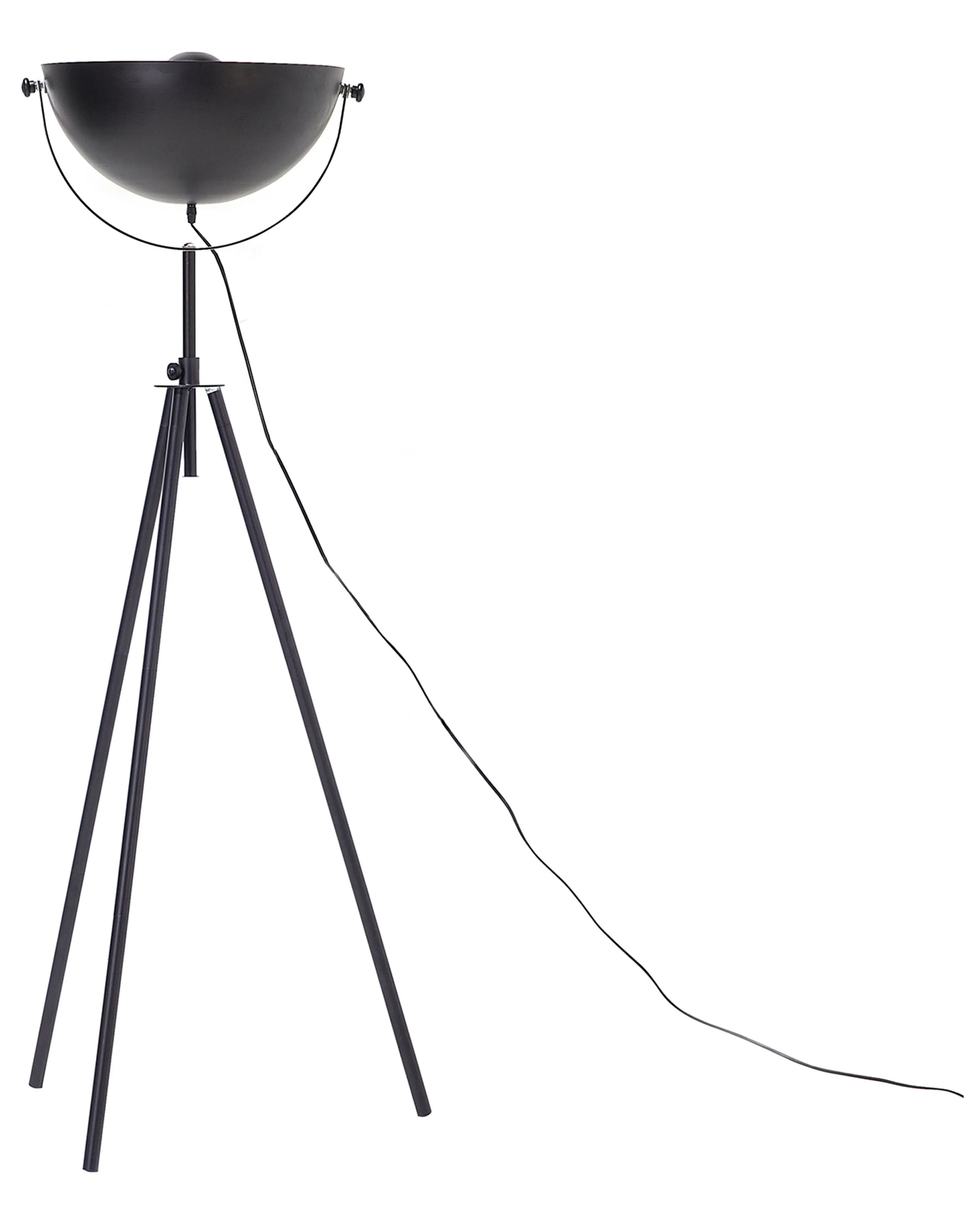 Staande lamp THAMES Metaal Zwart