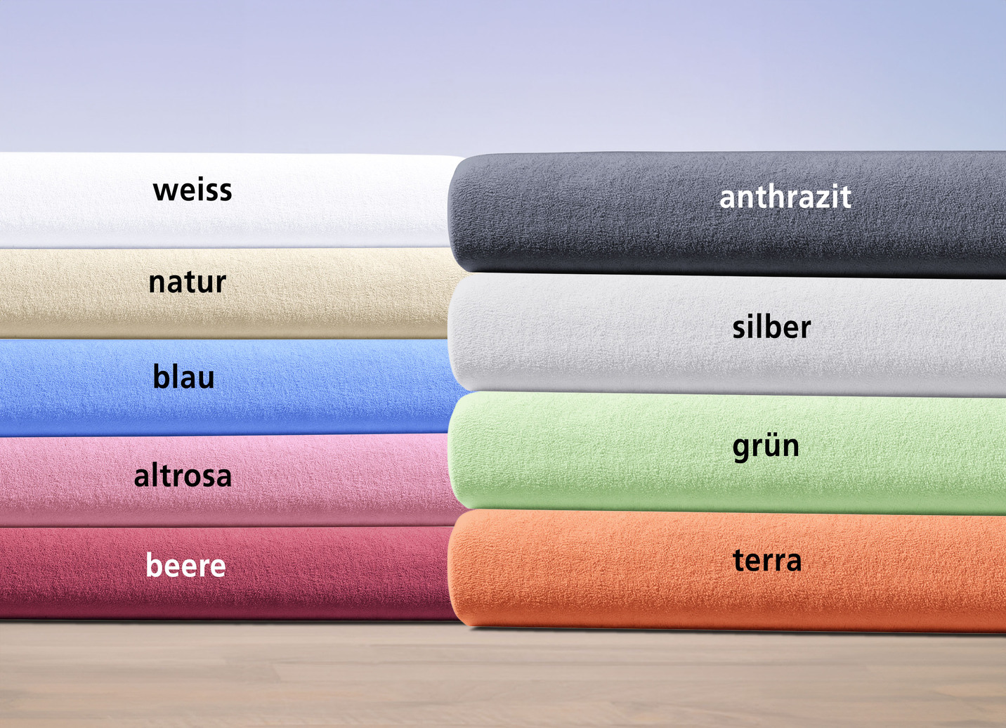 Kuschelweiche Spannbetttücher aus hochwertigem Nicki-Velours