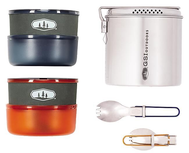 GSI OUTDOORS - POPOTE INOX GLACIER 2 PERSONNES