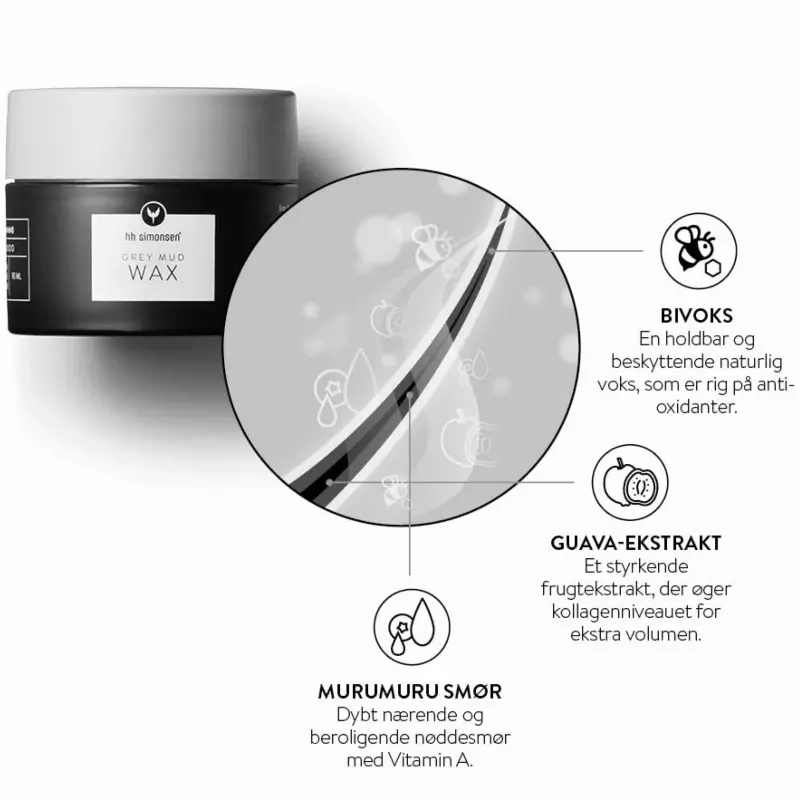 HH Simonsen Grey Mud Wax 90 ml