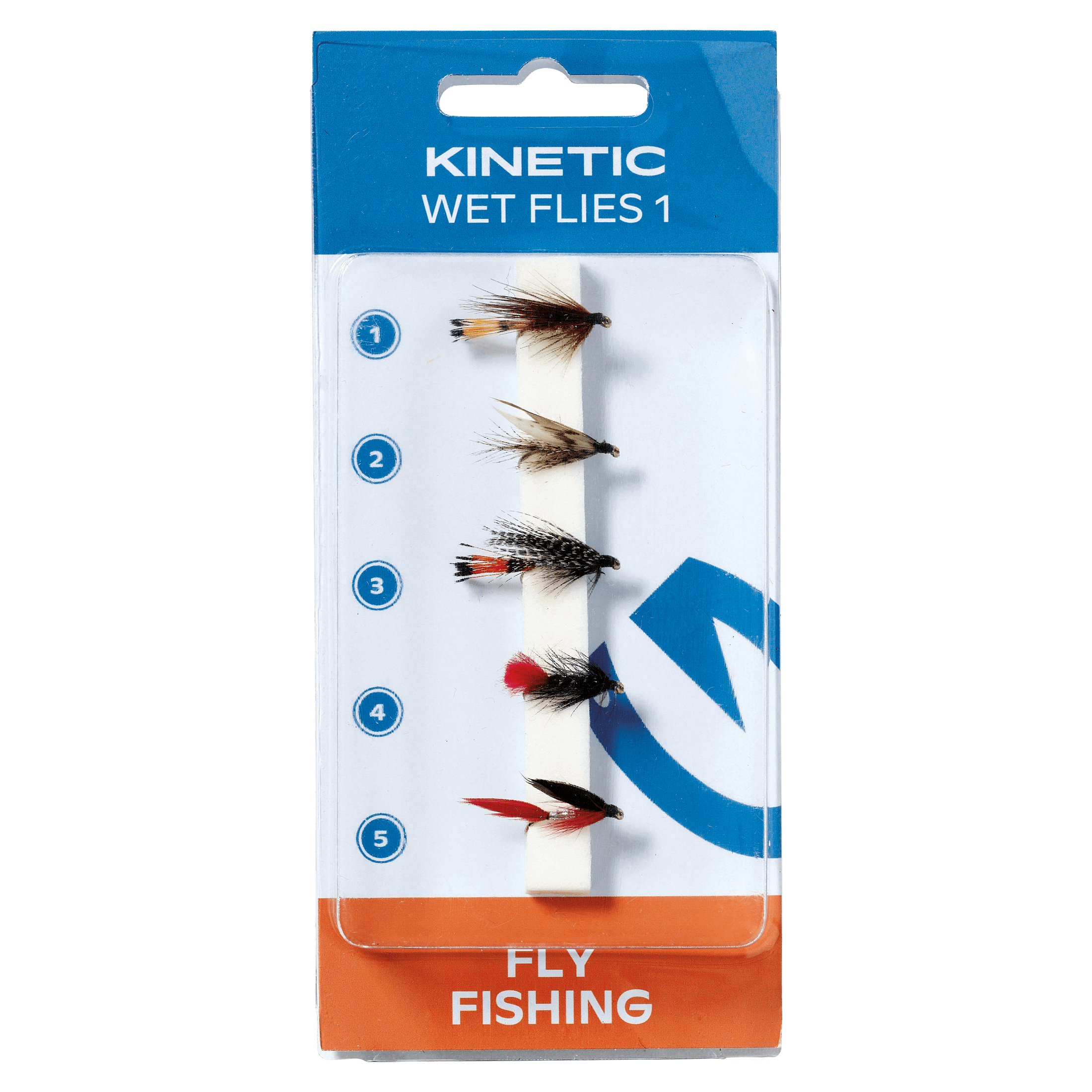 Kinetic Wet Flies 1 5pcs - Sluk og agn