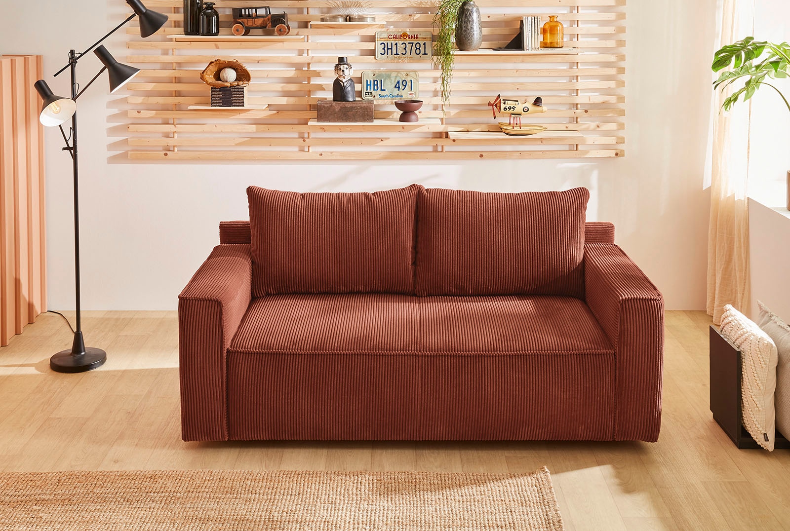 Jockenhöfer Gruppe Schlafsofa »Ron« Platzsparendes Sofa mit Gästebettfunktion, Federkernpolsterung