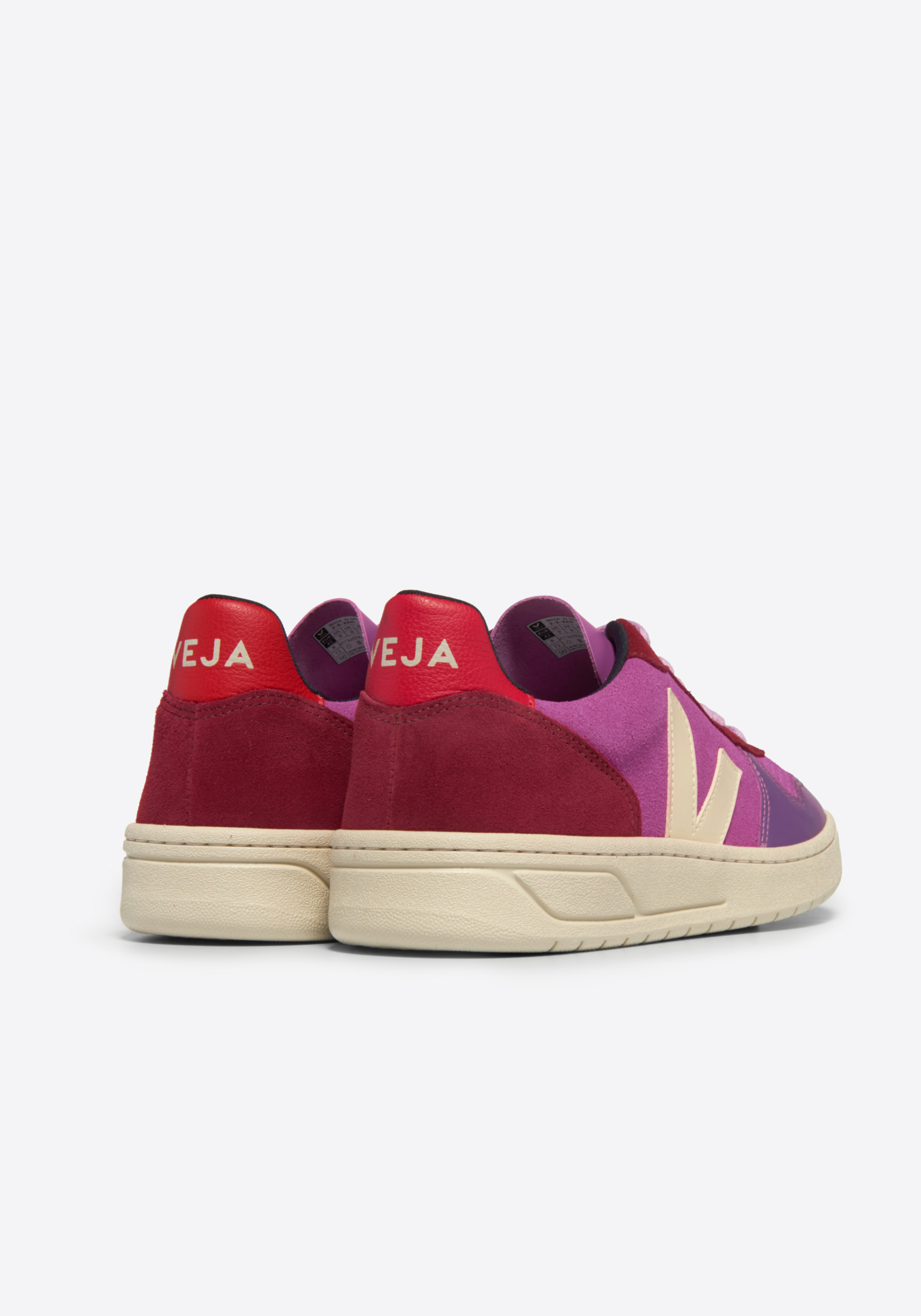Veja Sneaker V-10 Suede Multico-Ultraviolet Calcaire