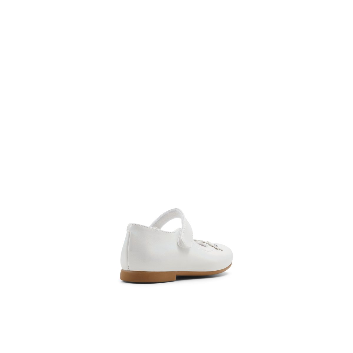 Facile à mettre-Lilstela-ig-Mary Jane Ballerine - Talon plat - Blanc