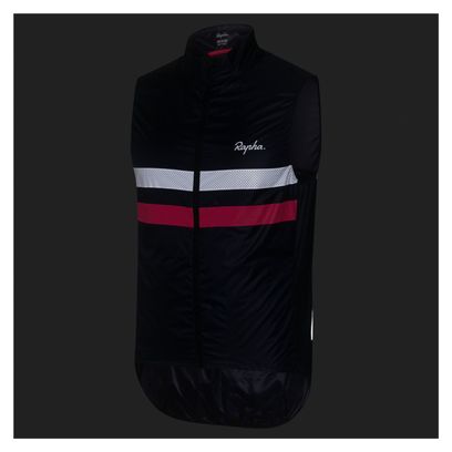 Gilet Sans Manches Rapha Brevet Bleu Marine/Rose
