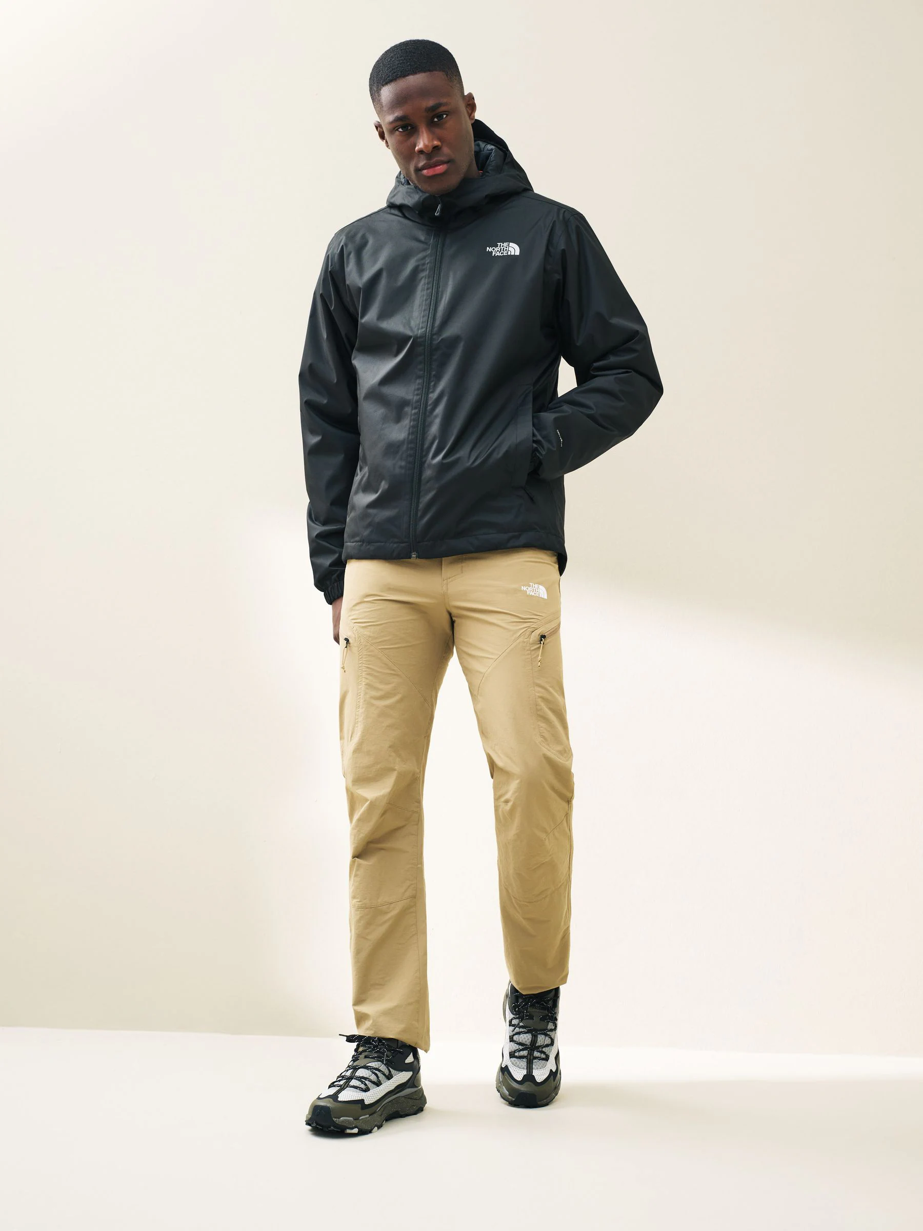 Zwart - The North Face® waterdicht Quest jack