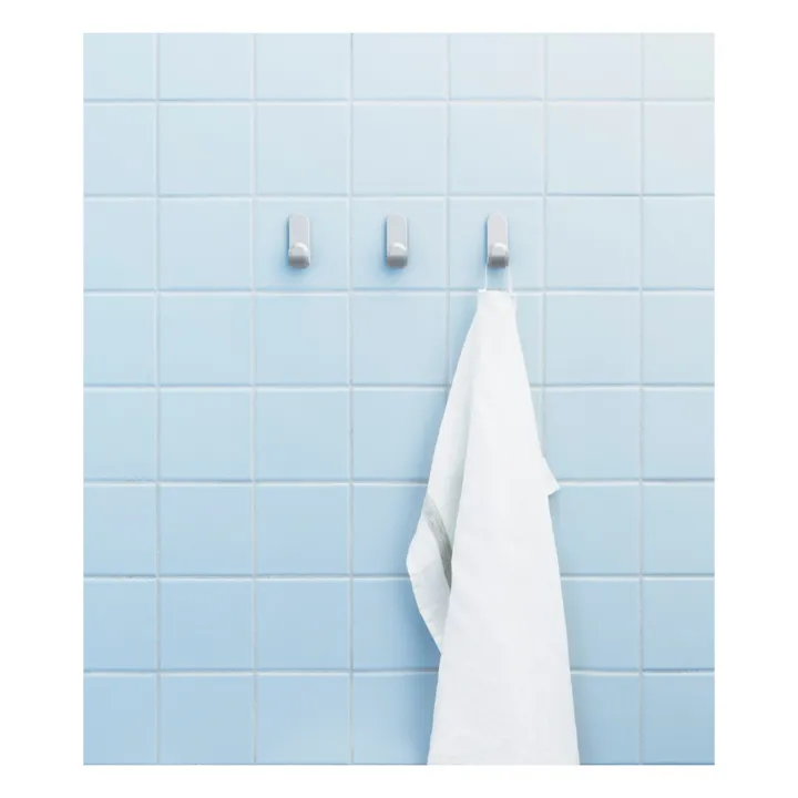 Normann Copenhagen Patère Curve mini - Set de 2 | Argenté
