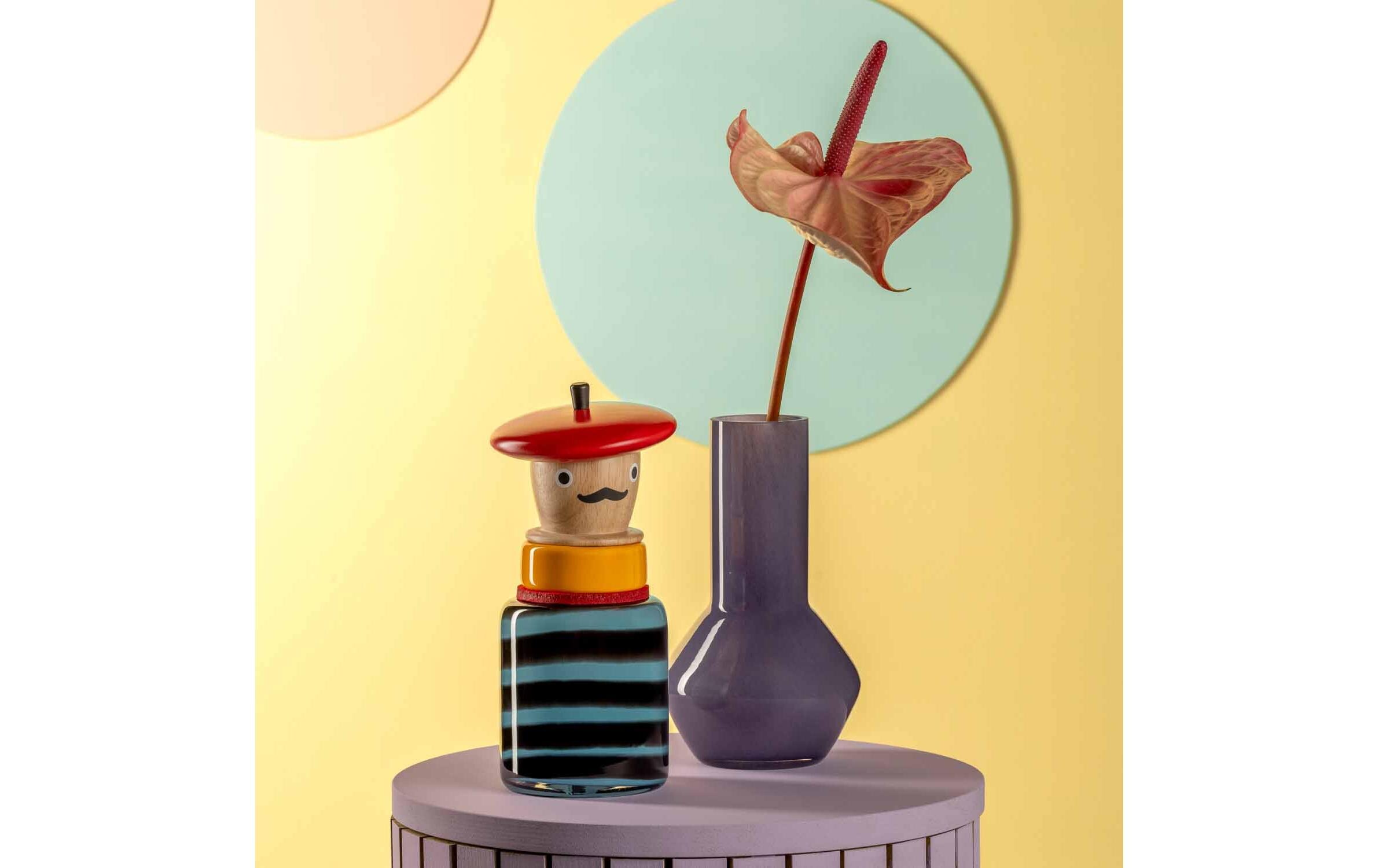 Vase Buoni Amici Pizzaiolo 24 cm, Mehrfarbig<br>Objektvase