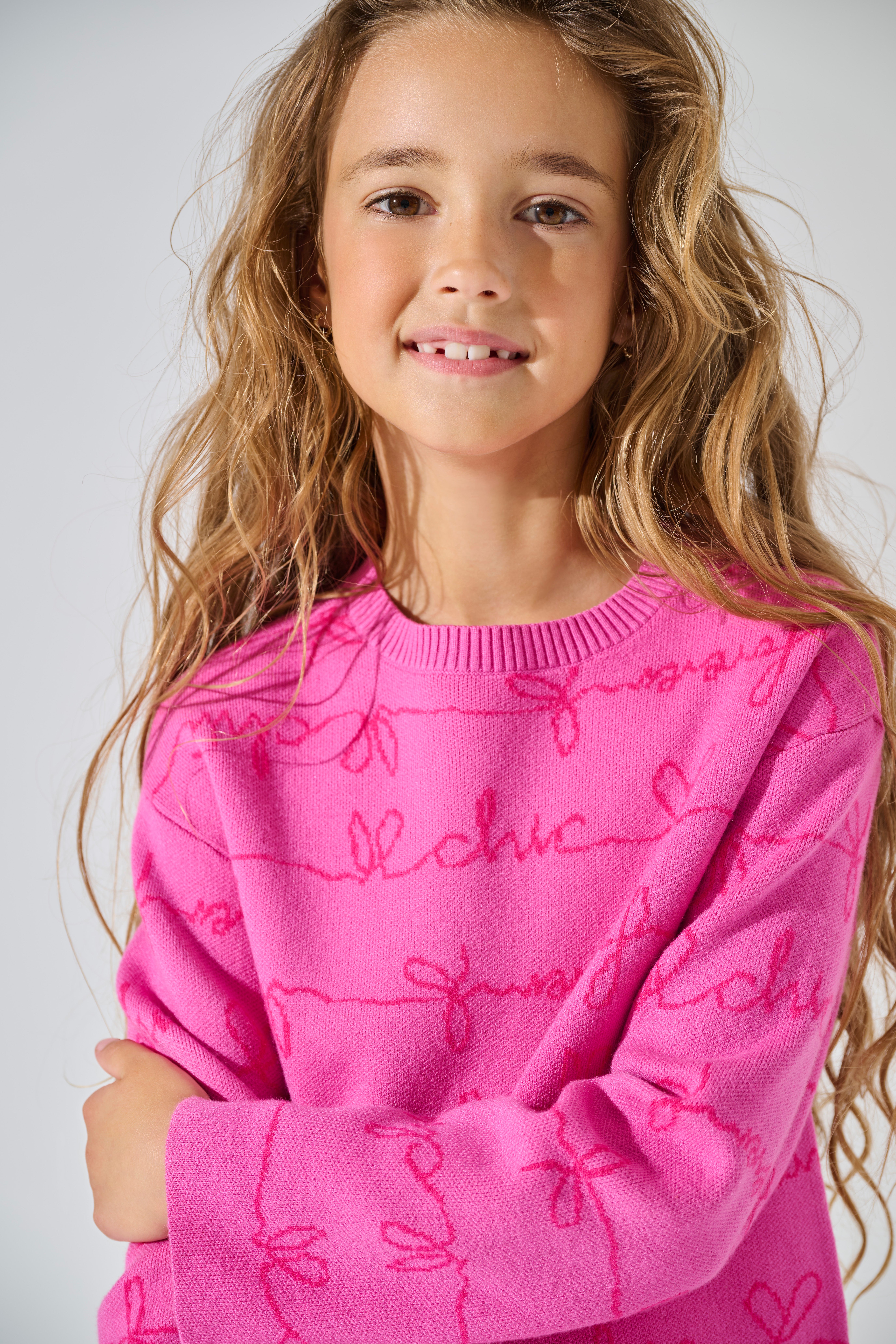 KOGEVERLY Strickpullover Super Pink