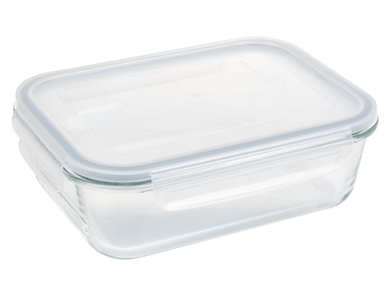 FURBER Vorratsbehälter Glas, 2 Stück, 1.5 L Spülmaschinenfeste und auslaufsichere Frischhaltedosen