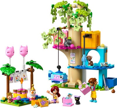 LEGO Friends 42666 Kattens bursdagsfest og leketre