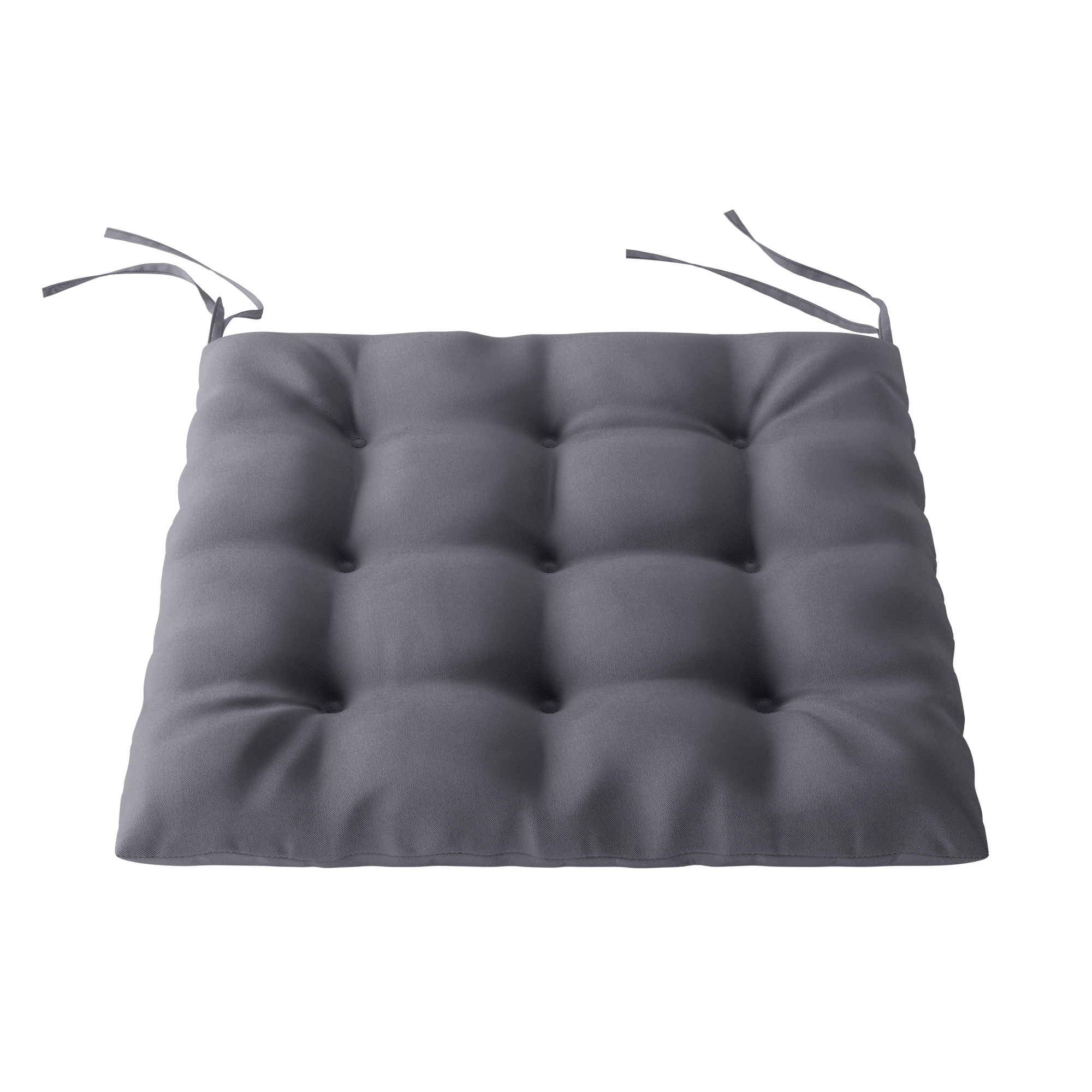 Sitzkissen 40 x 40 cm grau