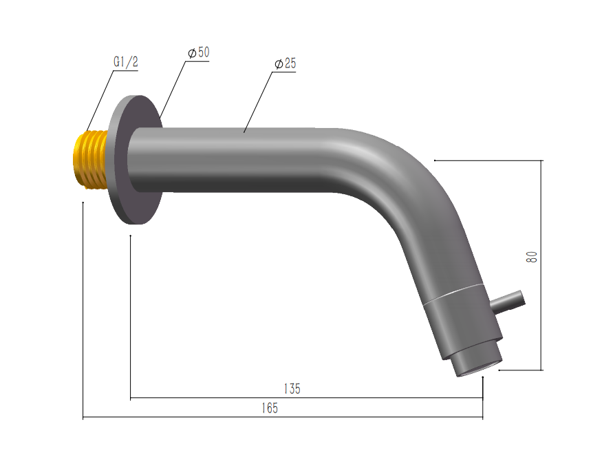 Saniclear Seba fonteinset met bruin eiken plank, grijze waskom en kraan in verouderd messing voor in het toilet