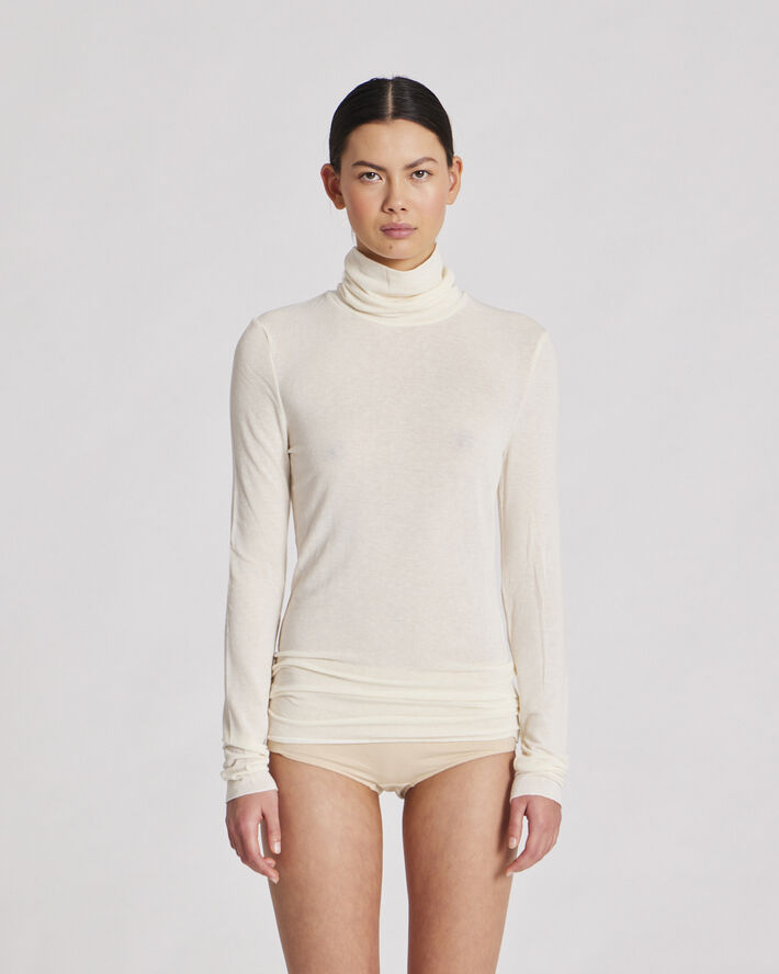 Gai&Lisva Anna Wool Turtleneck Off white