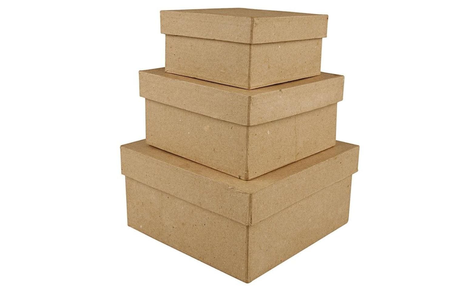 Papp-Schachtel 5 - 7,5 cm , 3 StückPapp-Schachteln
