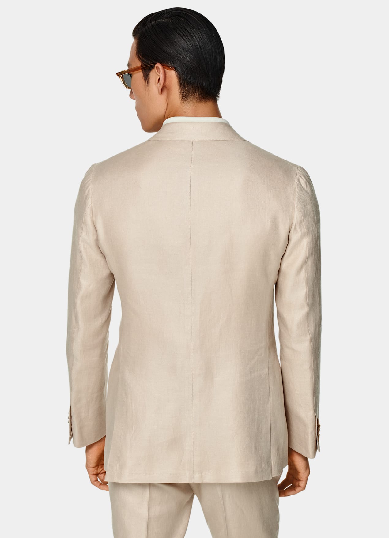 Costume Havana coupe Tailored marron clair