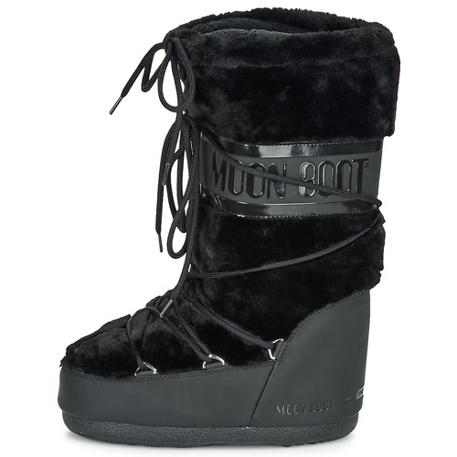 Moon Boot - MOON BOOT CLASSIC FAUX FUR - Noir