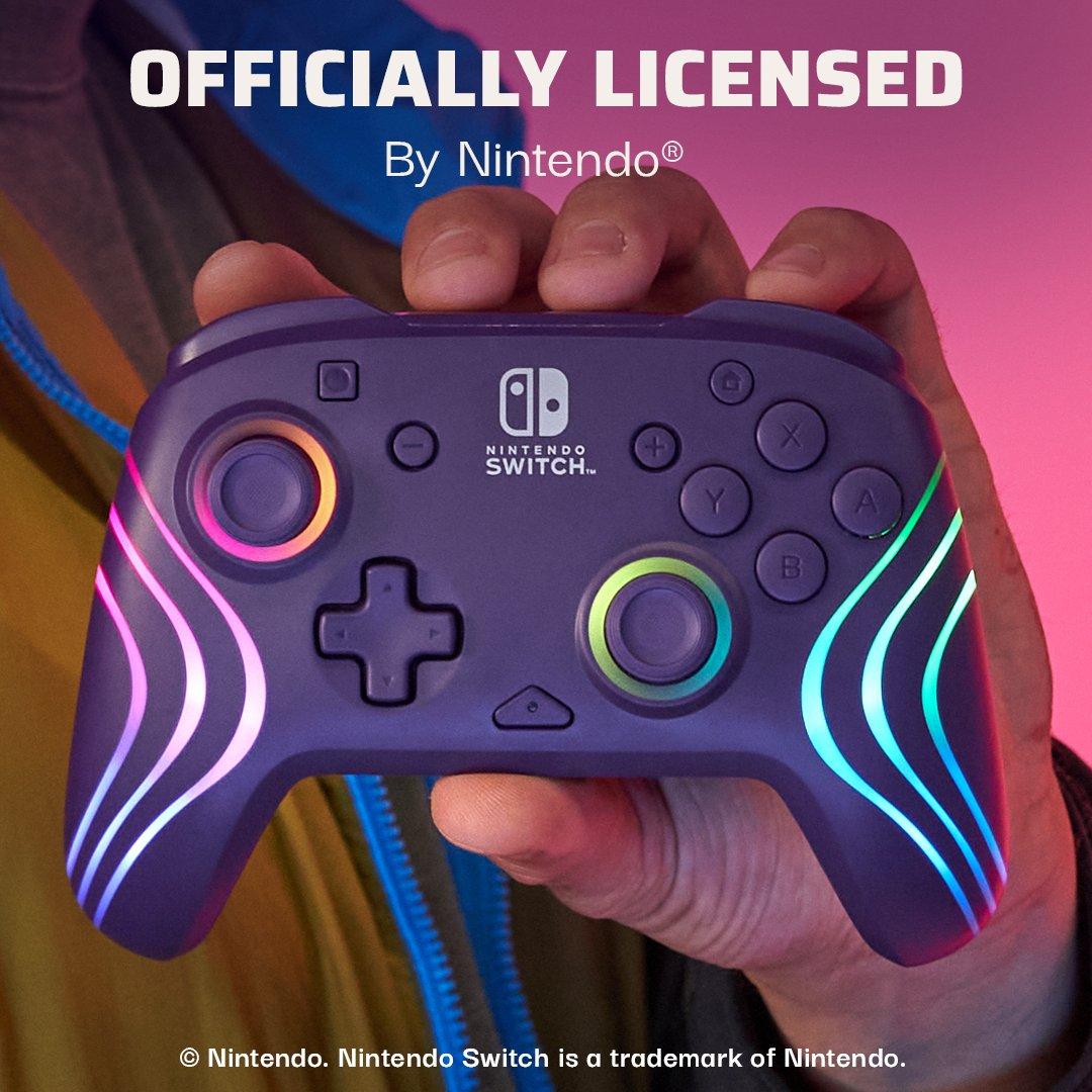 PDP Afterglow™ Wave Nintendo Wireless Controller: Purple with Motion