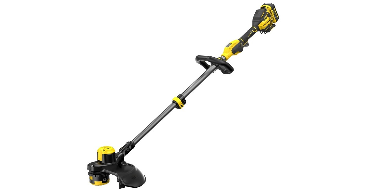 StanleyFATMAX V20 18V Brushless grastrimmer 33 cm  (Zwart/geel, Accu (4.0Ah) en oplader inbegrepen)