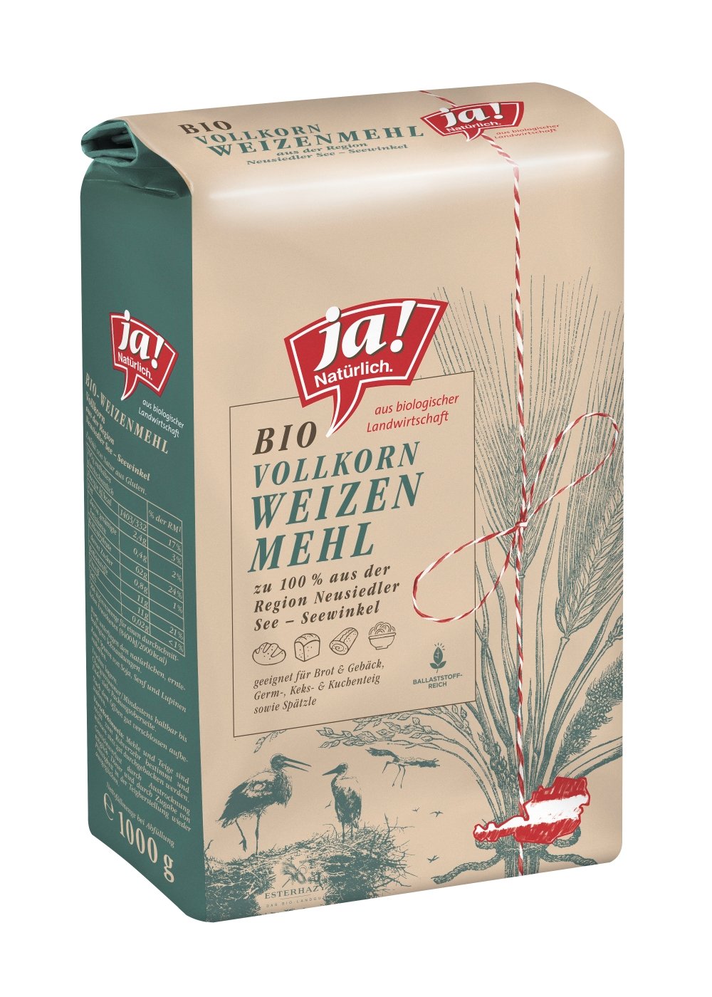 Ja! Natürlich Weizenvollkornmehl