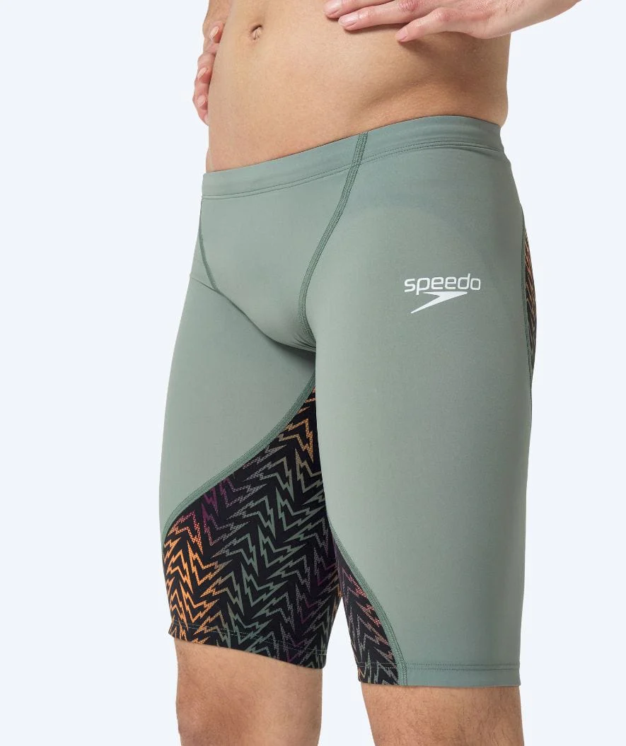 Speedo konkurrence badebukser til mænd - LZR Ignite - Grøn/orange