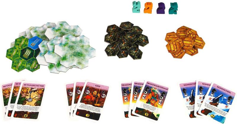 999 Games - De Zoektocht naar El Dorado - Draken, Schatten & Mysteries - Uitbreiding 3 - Bordspel