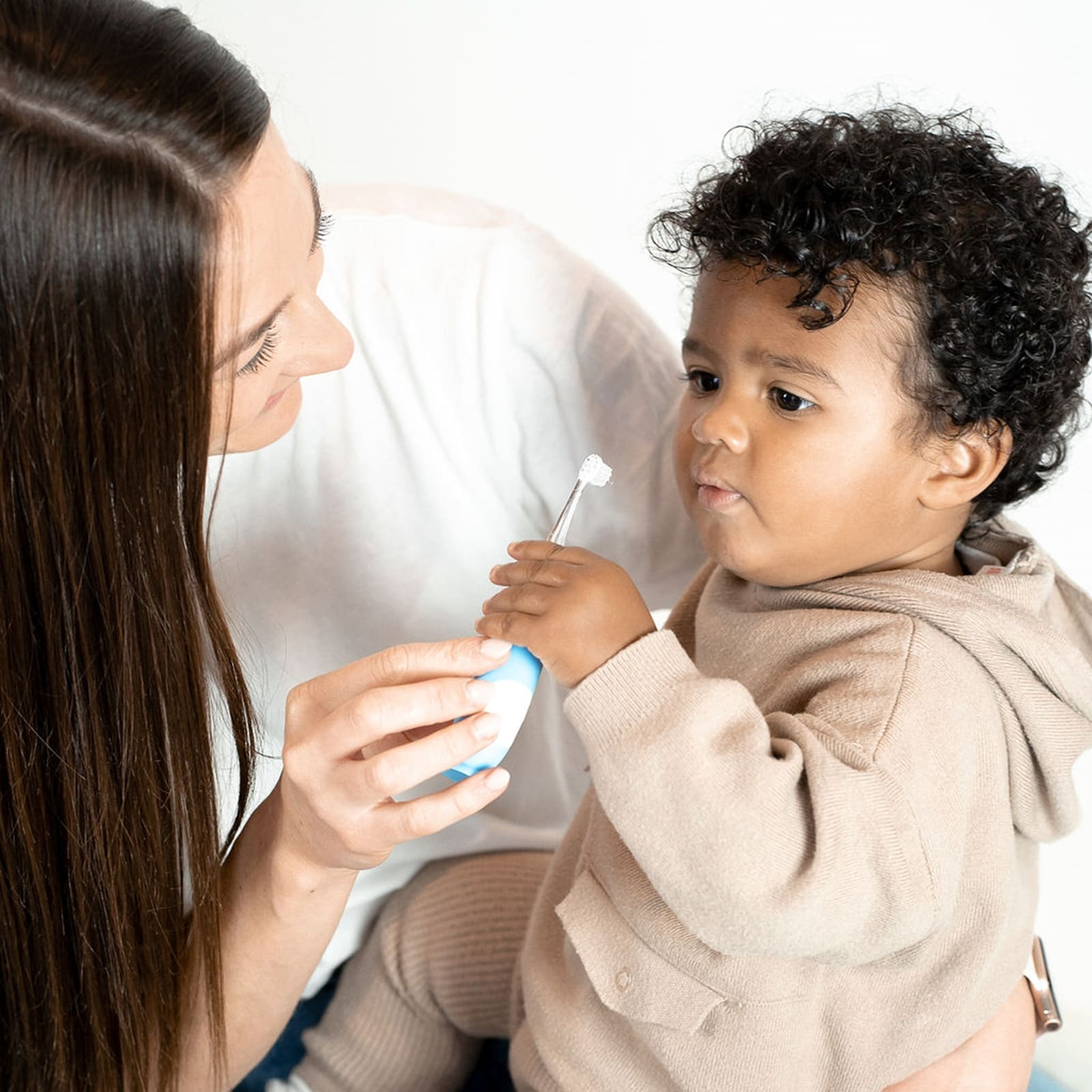 Elektrische Zahnbürste BabySonic Zahnbürste für Babys / Kleinkinder inkl. AAA Batterie (BRB051) - Grün