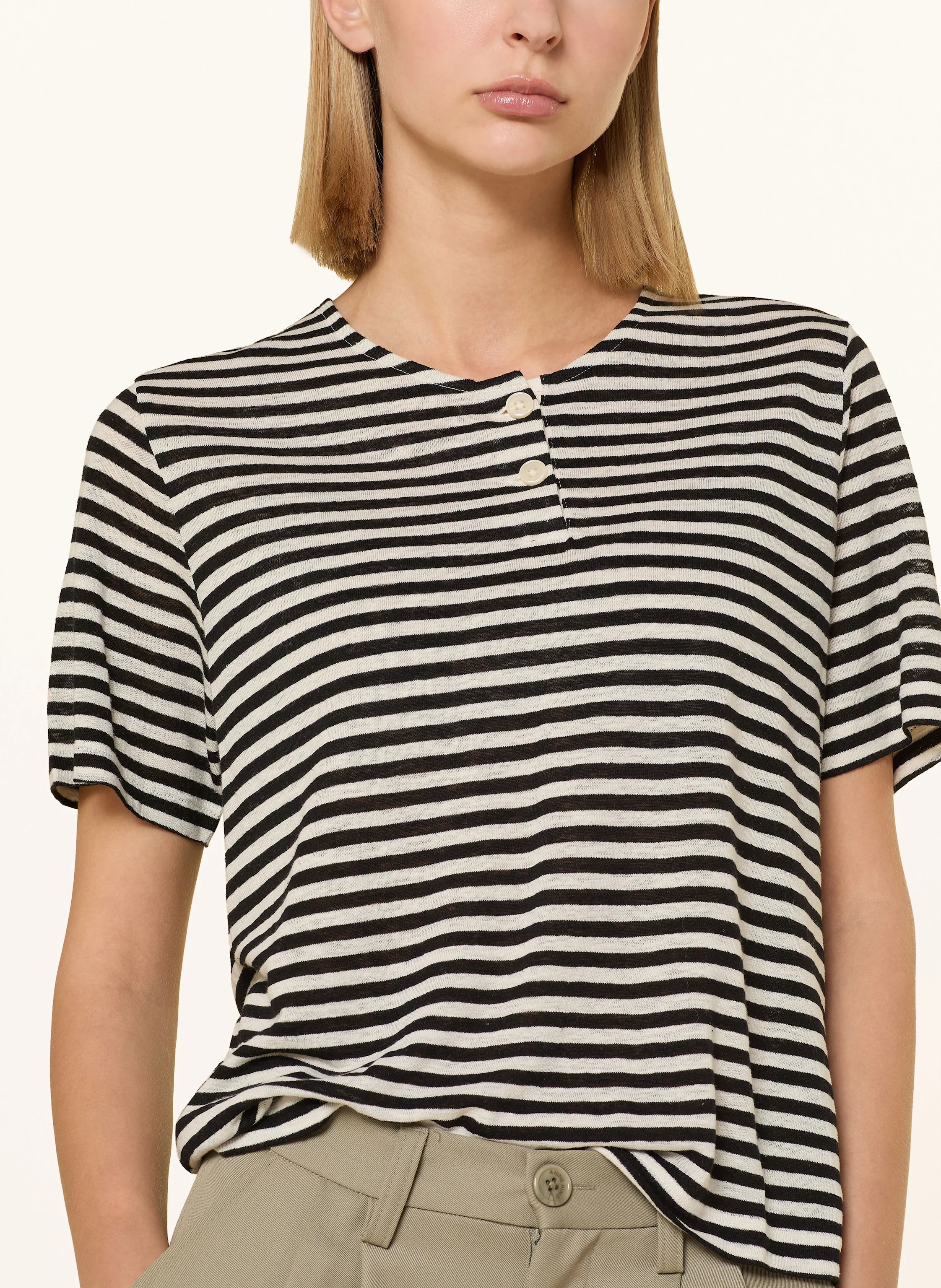 Marc O'Polo T-Shirt mit Leinen