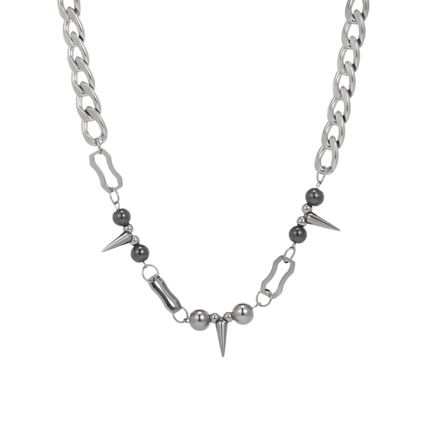 Lilafey - Stud roestvrijstalen choker