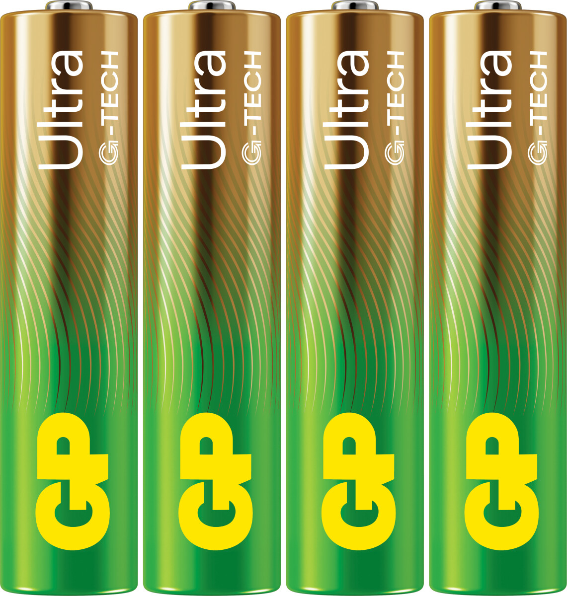 Gp - Ultra Alkaline Aaa 24Au Lr03 Batterier - 1,5V - 4 Stk