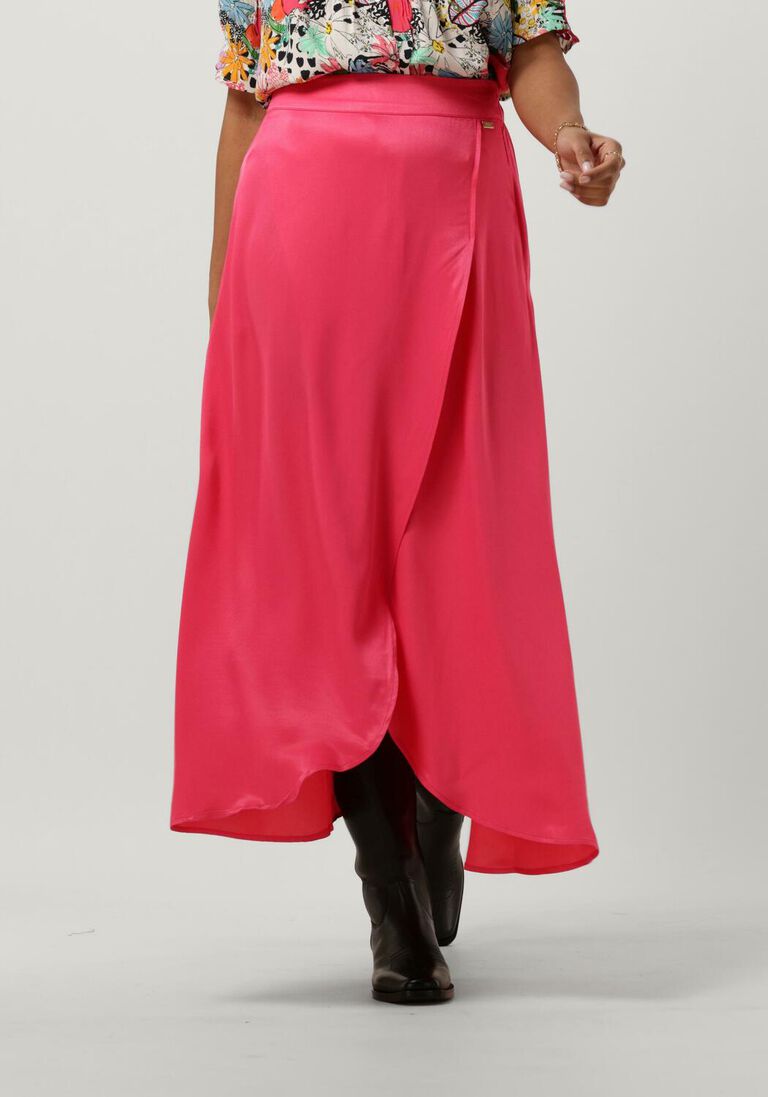 POM AMSTERDAM roze pom amsterdam midirok skirt 7313