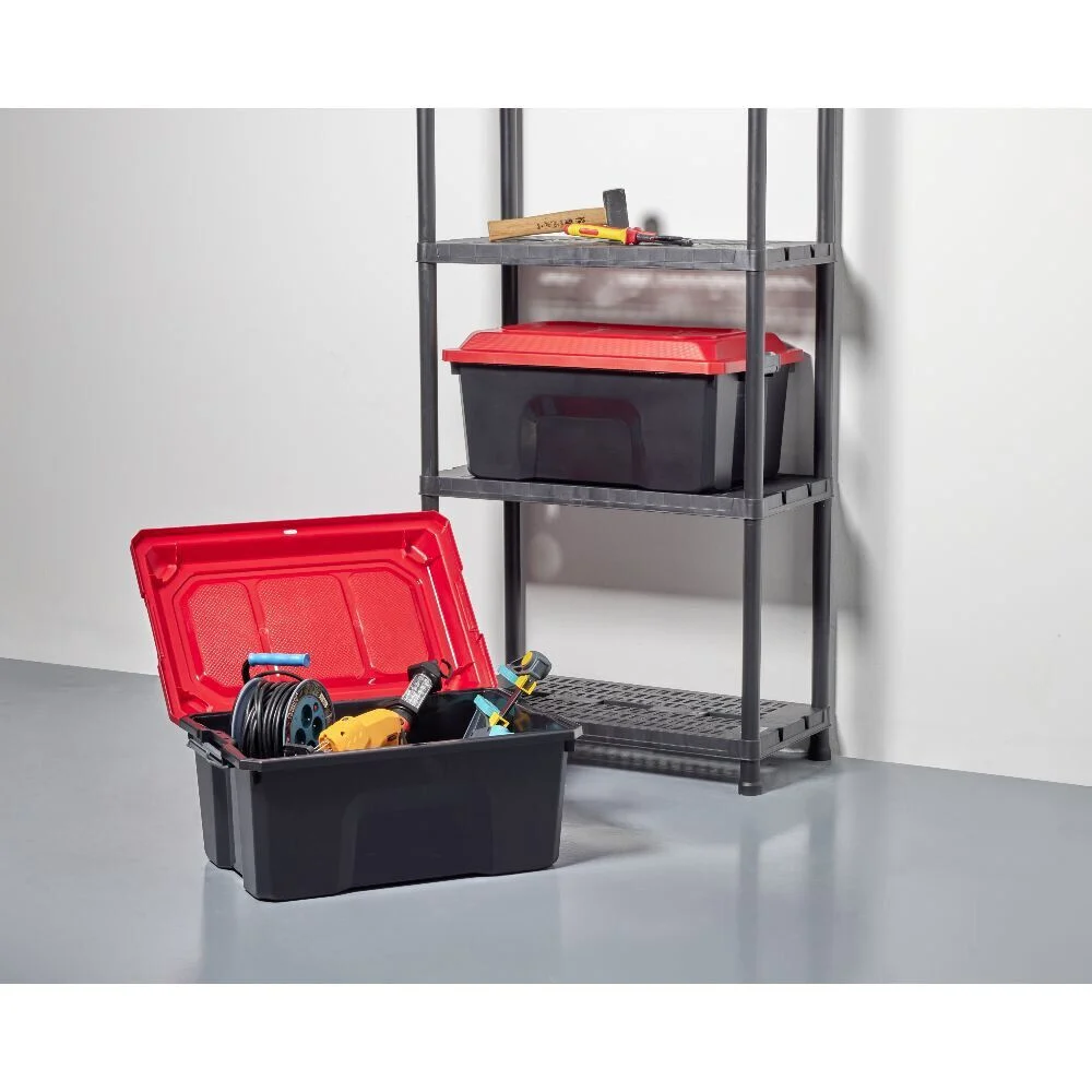 Malle de rangement 38,5x58xH34cm plastique x2