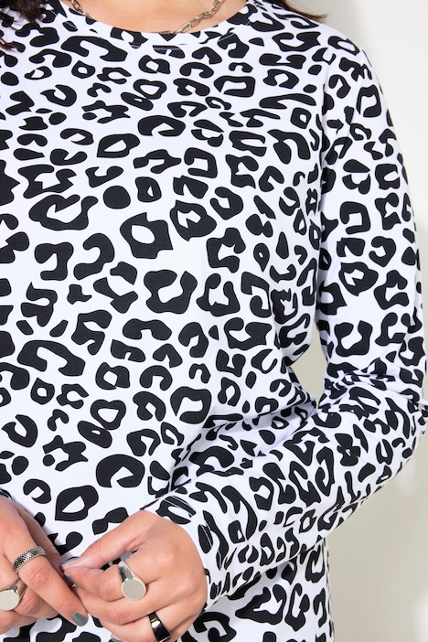 Longsleeve, Leo-Print