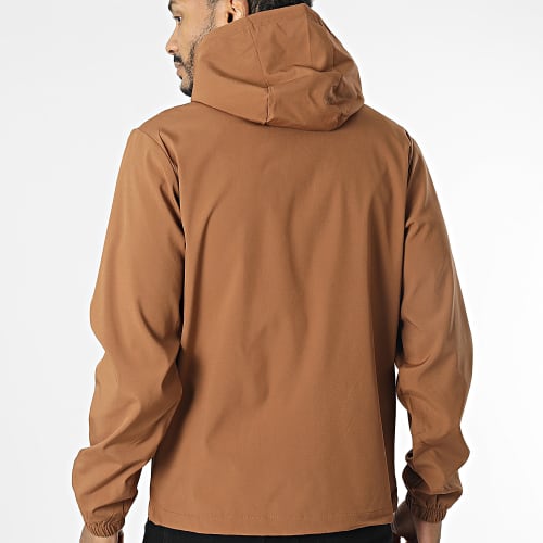 Veste Zippée Capuche Marron