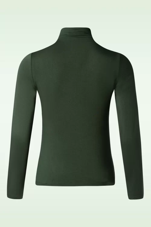 Surkana Pelle Perkins bamboe top in groen