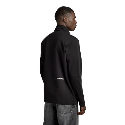 Sweatshirt zippé homme Half Zip Tweeter NOIR G-STAR