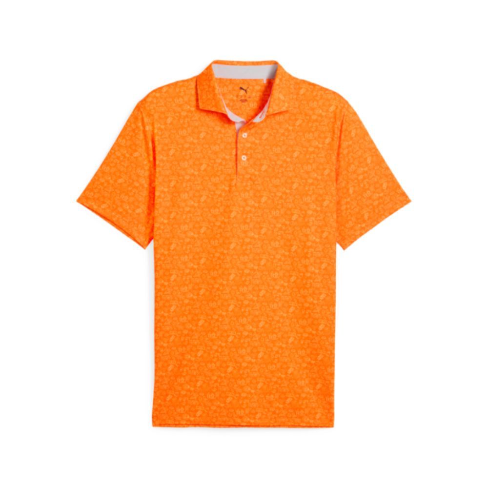 MATTR Peach Stand Pique Herre Oransje